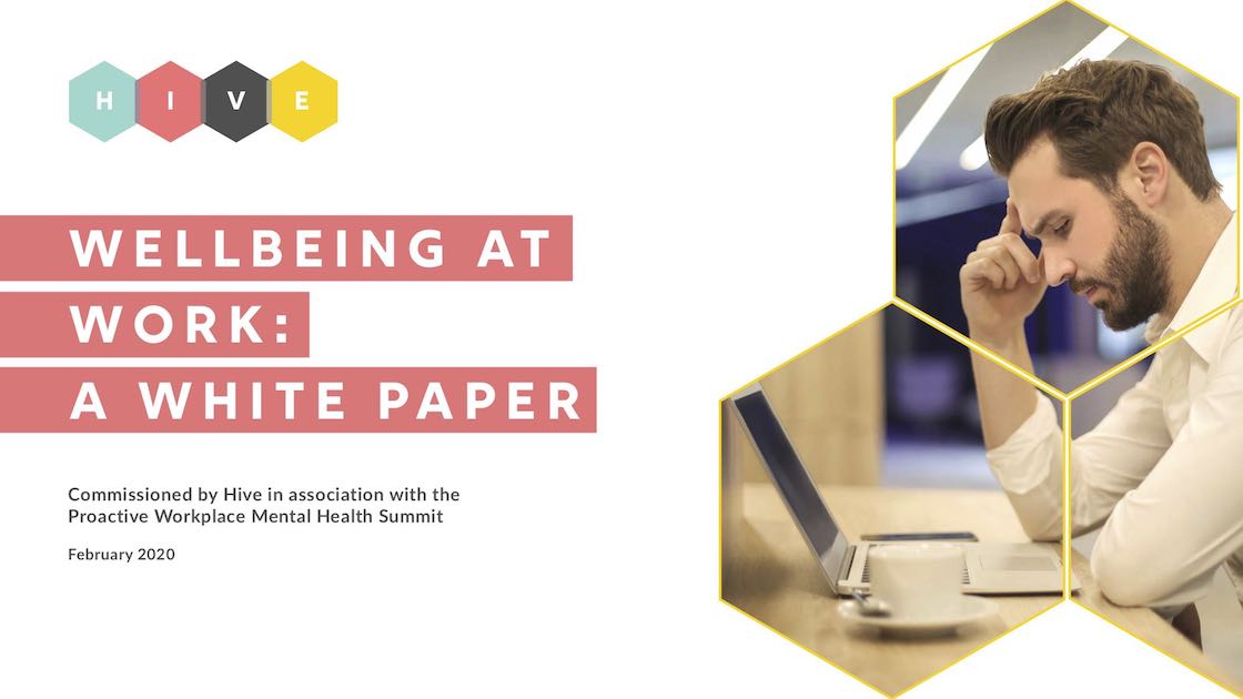 Cover of Wellbeing at Work white paper